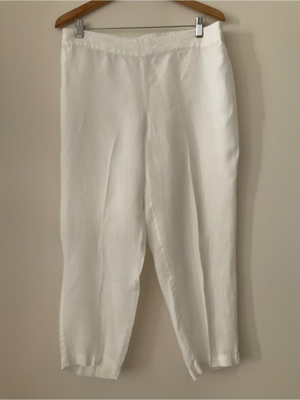 Eileen Fisher Linen Pant Capri Coastal Boho Nantucket Beach Martha's Vineyard
